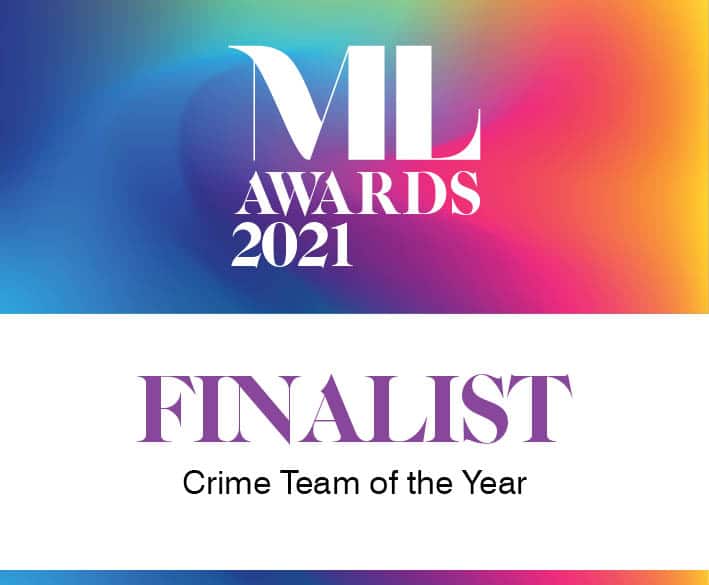 Crime team of the year Manchester